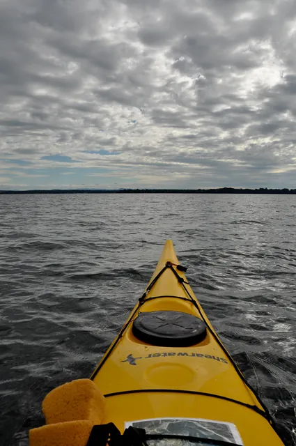 Rounding off a great trip ... kayak camping gets a big thumbs-up!