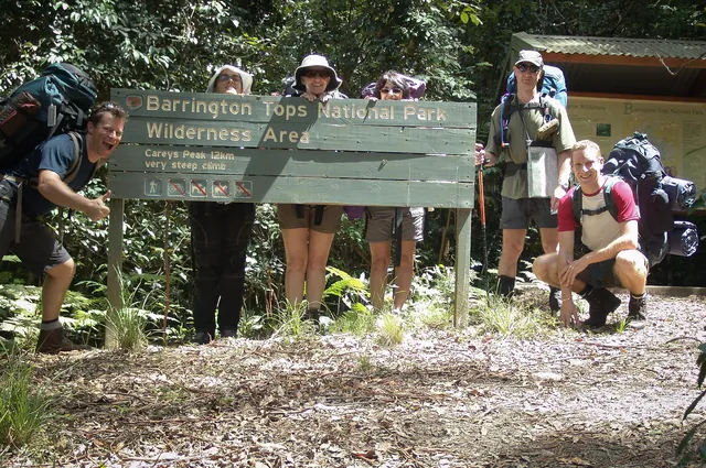 Here we go then - the start of the Corker Trail in hot temps - note 'very steep' rating