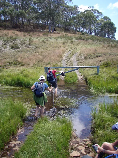 Some stream crossings involved
