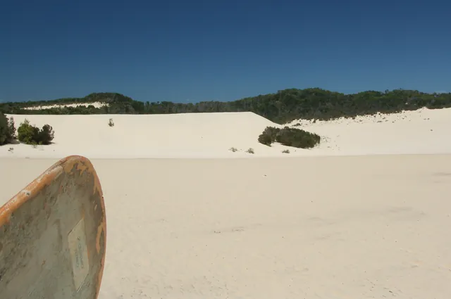 Our pristine silica piste awaits us