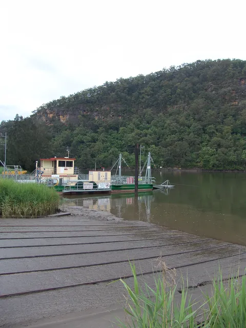The Wisemans Ferry transport across the river - open 24 hours and free