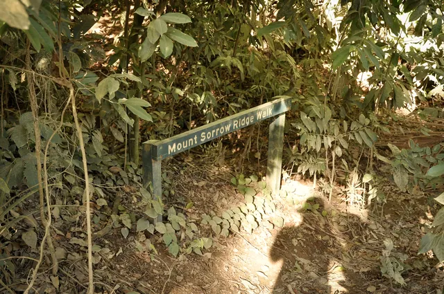 The trailhead sign