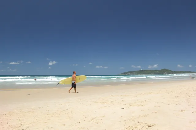 It turns out that the beach at Byron Bay is majestic with aqua-marine water and great views