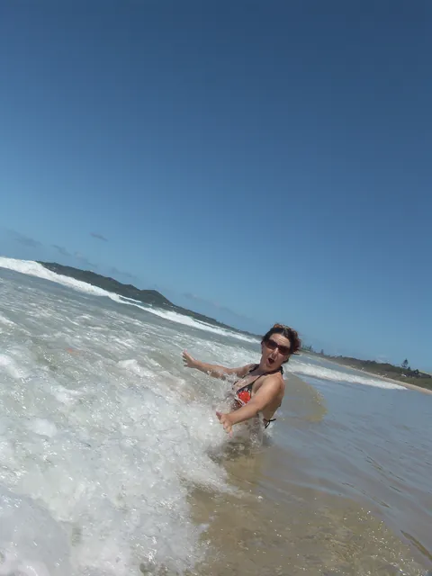 The water temp was fantastic - a big contrast to the cool waters of Sydney area despite being in the same state