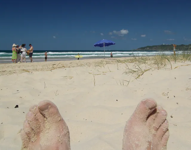 Some good people watching to be done whilst sunbathing