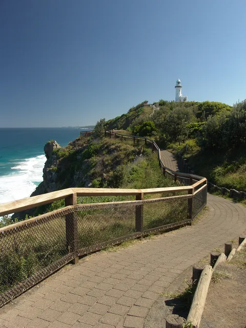 The view back to the lighthouse