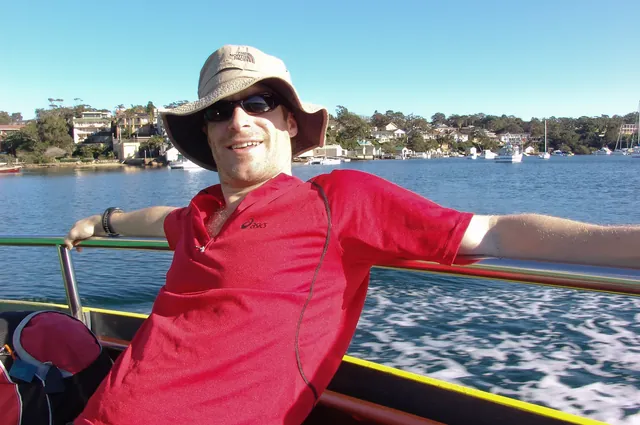 It was going to be a long day in the sun so the expedition hat had to come out
