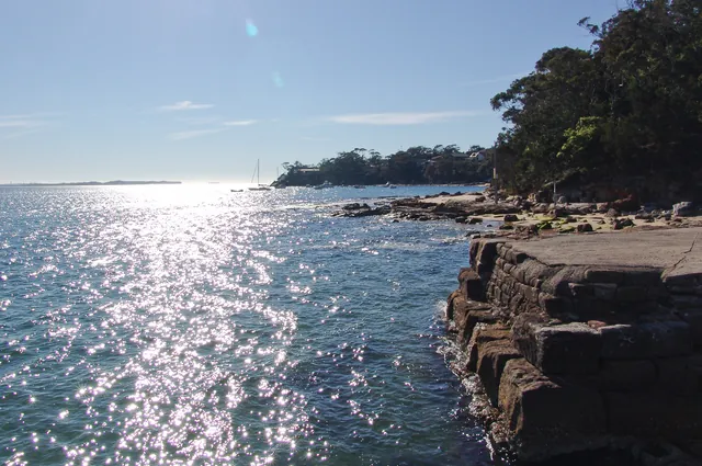 Arriving at quaint little Bundeena