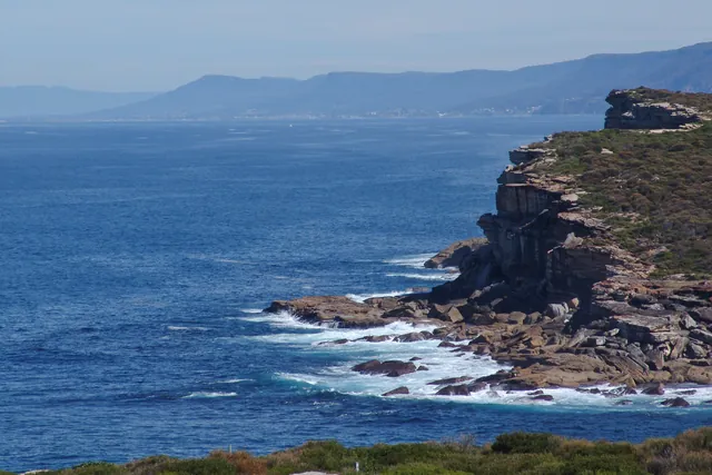 Some of the coastline towns coming into view all the way down to Wollongong (aka the 'Gong)