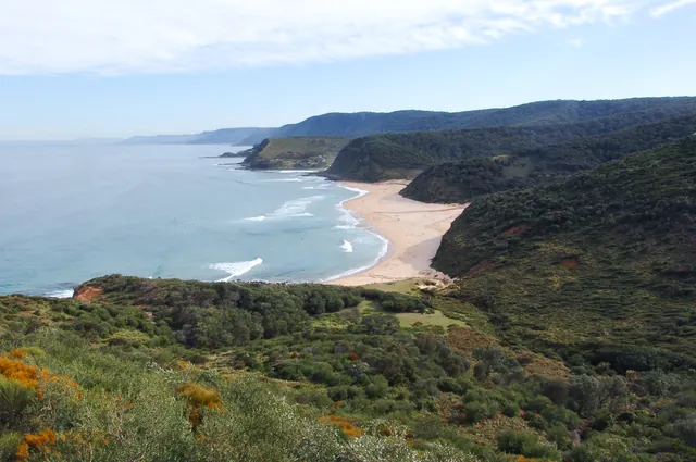 Finally we reach Garie North Head - our beach lunch spot is down there somewhere