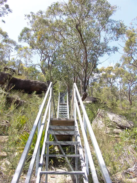 Given the lack of people on this trail it's admirable that they've gone to the effort and expense of putting these stairs in