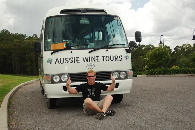 Tourist minibus, one way to see it, but certainly not our choice though