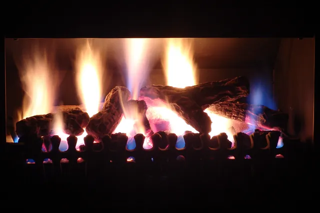 A roaring (gas) fire in the room ... nice touch