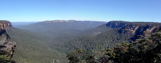 The panorama shot gives a better idea of the view the human eye is taking in