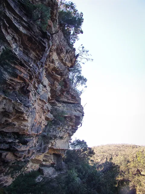 Many of the trails travel along the cliff edge