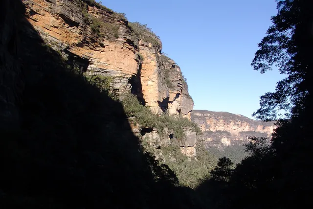 Looking back at the vista as we ascend the Valley of the Waters. Love the cool shadow in this shot