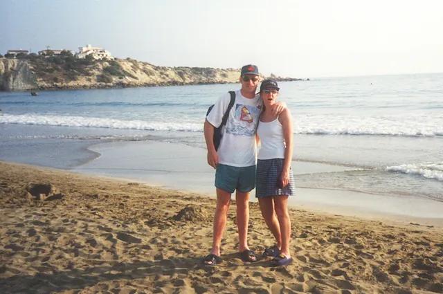 One of the nicer beaches we visited a bus ride away from Paphos centre
