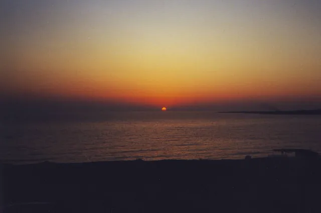 After being assured by the hotel rep that the sun "just falls out of the sky in Cyprus" we stopped off on our way back from the mountains to watch a very enjoyable, medium speed, sunset