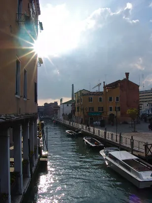 The sun drops and makes way for the quiet nightlife