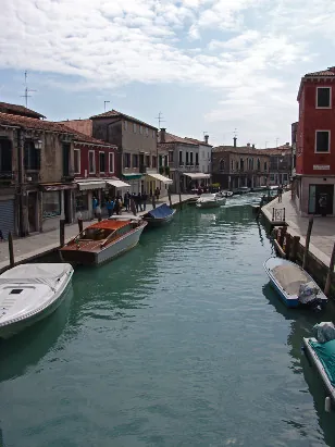 Very pretty canals and multicoloured houses on this island too