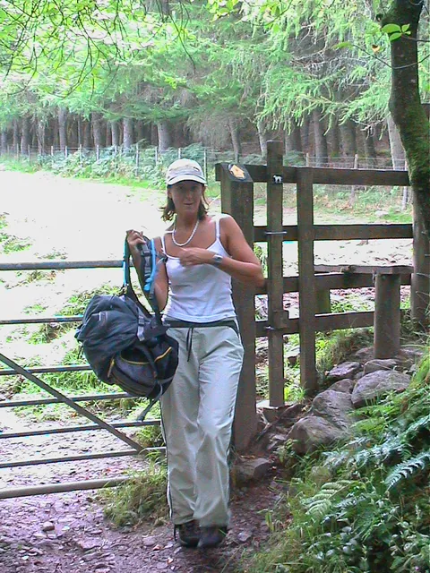 Setting out on the waterfalls walk