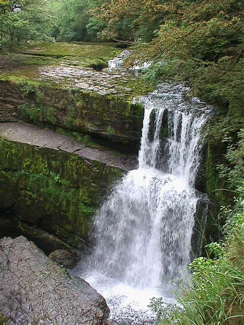 First of the waterfalls called 'Sgwd Clun Gwyn'