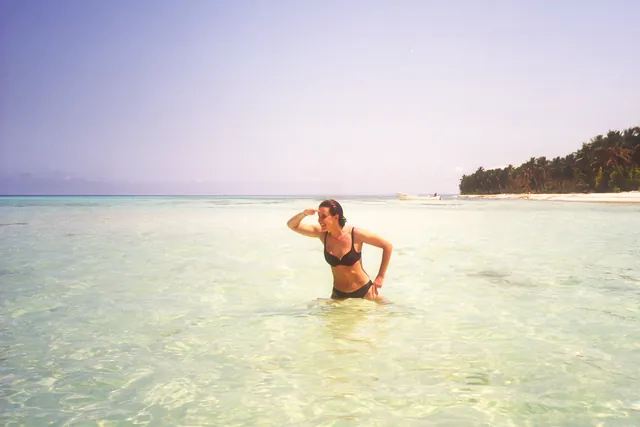 Gill in the tropical oasis that is Saona Island