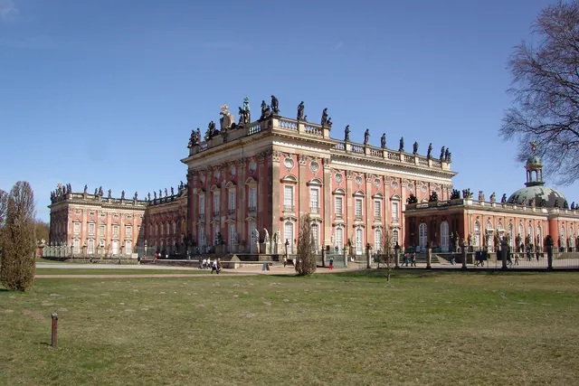 We start our Potsdam walkabout at Frederick the Great's New Palace