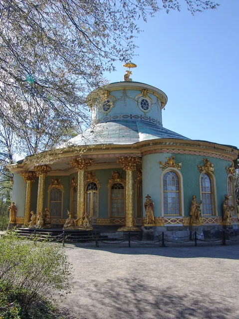 The Chinese Tea House garden pavilion