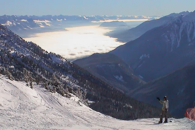 Does a snowboarding view get much better than that?