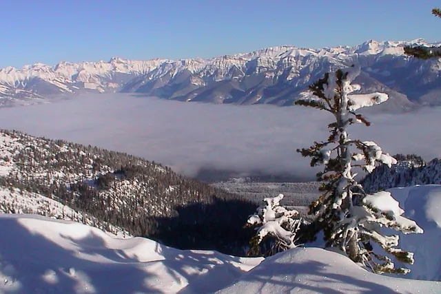 The fabulous cloud inversion lasted most of the morning