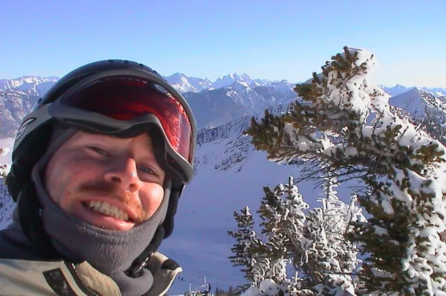 Sporting an awesome ginger 'tache ... actually I think it spoiled the photo