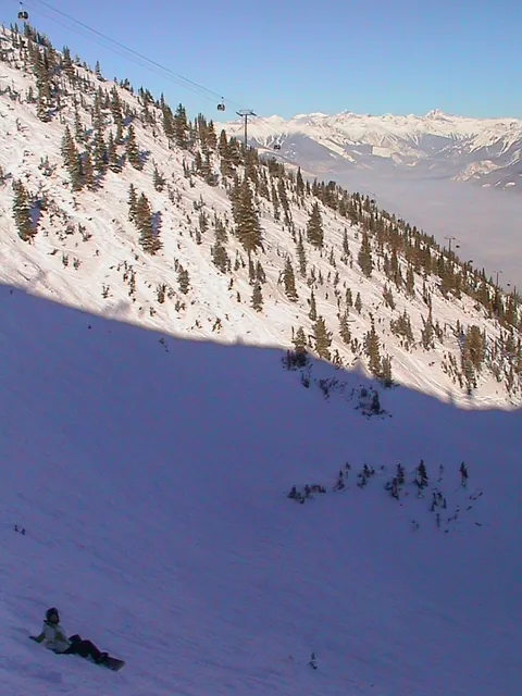 Huge pistes all to ourselves
