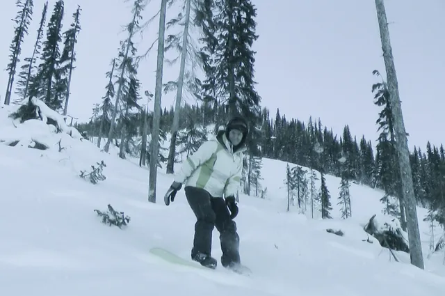 GC handling the off-piste conditions with ease