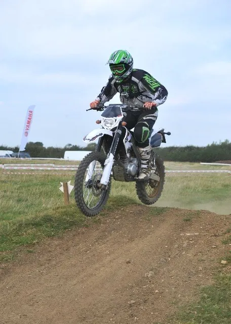 It's not huge, but THAT my friends is some air off the jump! Mission accomplished. Good early photo Mr Cameraman as the landing was rubbish
