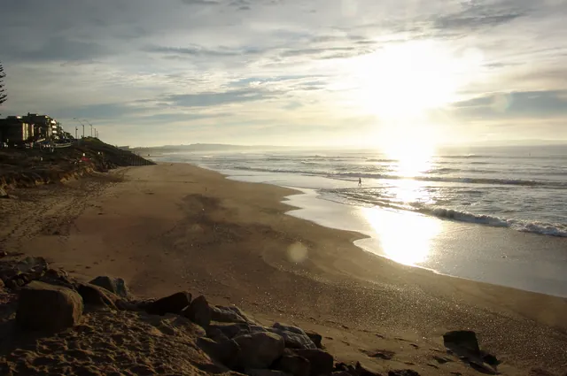 The main beach at Cronulla, early (for us at least anyway)