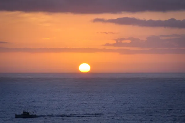 Fishermen heading out to sea early