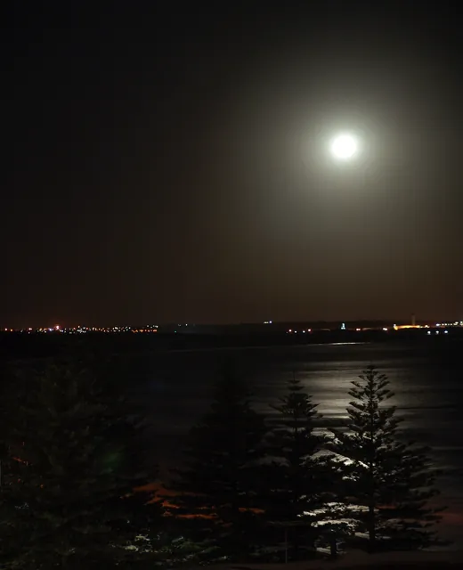 Moonlight over Kurnell