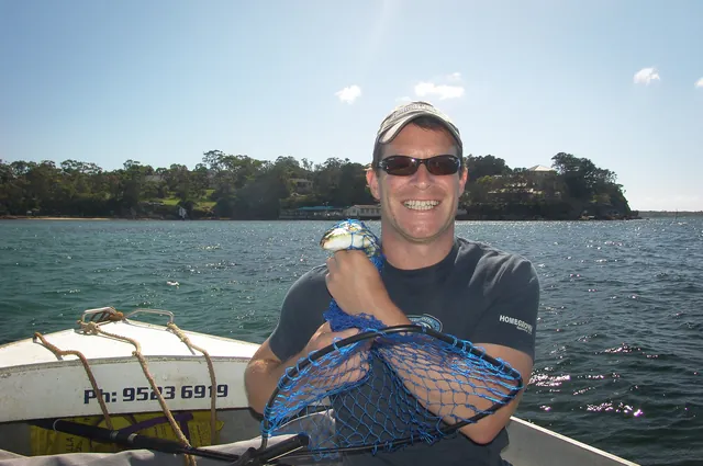 Out fishing again, this time on the Cronulla hire boats