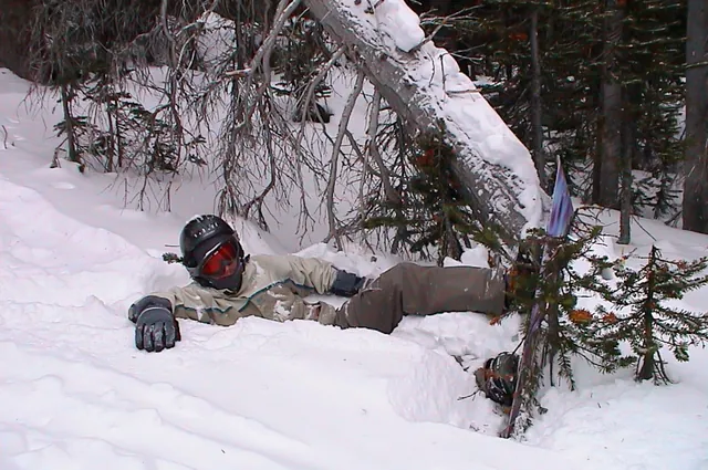 DG totalling it down one of the runs