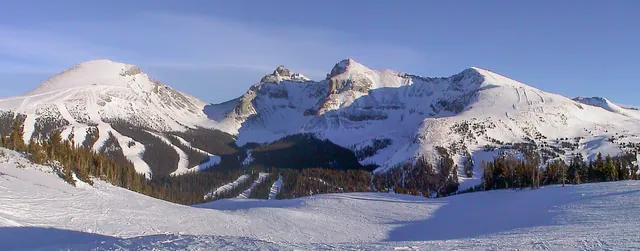 The classic Sunshine Village panorama ... what a backdrop!