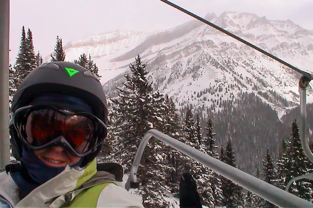 Spectacular backdrops to look at on your travel up the lifts