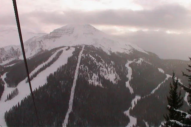 Looking back at Lipalian Mountain at elevation at 8,902ft.