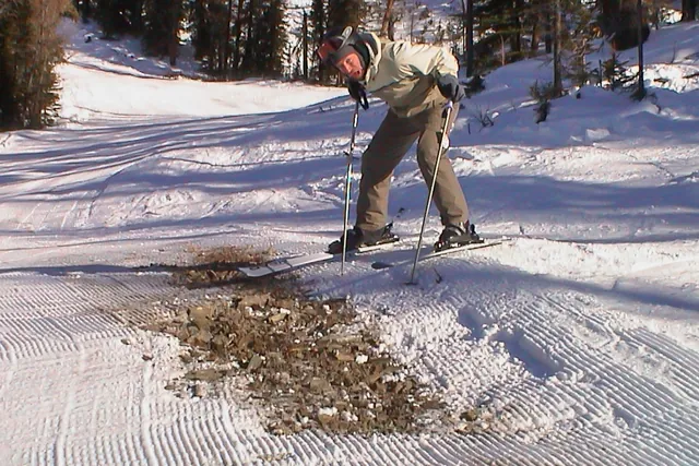 The marginal conditions I was talking about. Can you imagine your wax job after scraping through that!