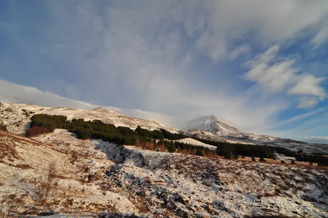 Such a majestic mountain range. Shame it was covered in light cloud for most of the day