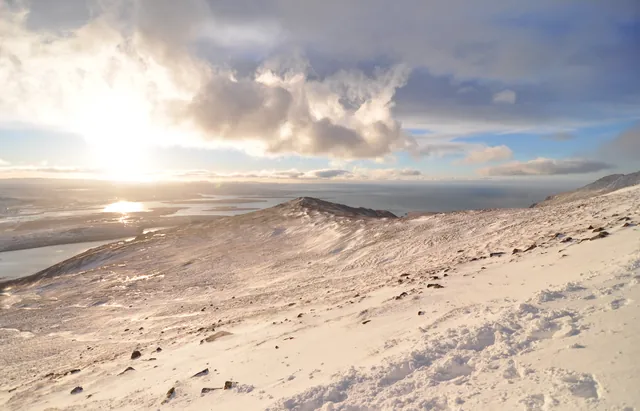 Spectacular views looking down on Reykjavic