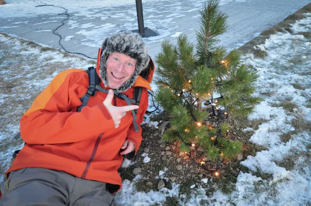 Smallest xmas tree with lights (#LikeEver)