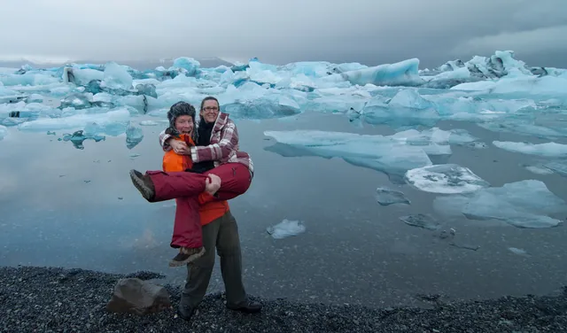 Loving the day out walking around Jokulsarlon