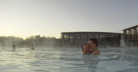 Hot water, almost too hot in places - perfect!
