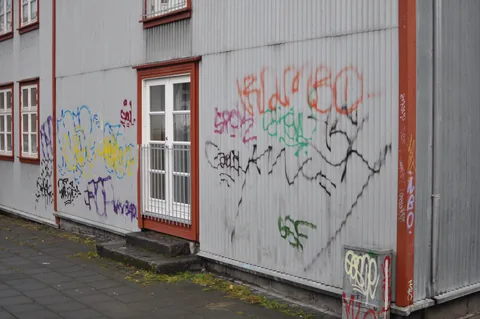 Icelandic youths are clearly a bit bored as there's a lot of graffiti in the capital
